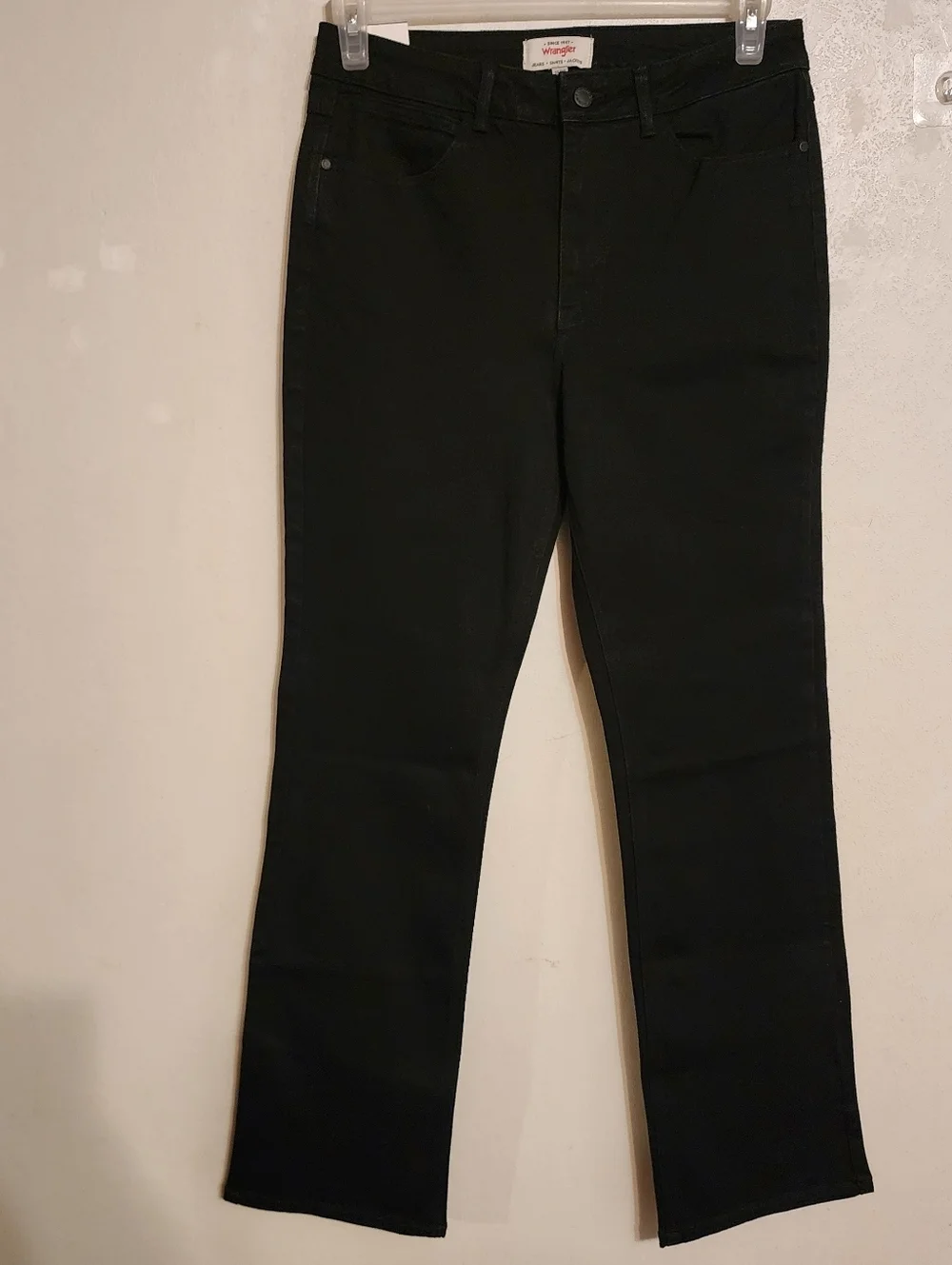 Wrangler High Rise Bootcut Black Denim  Jeans Size 10 (30) , Inseam 31